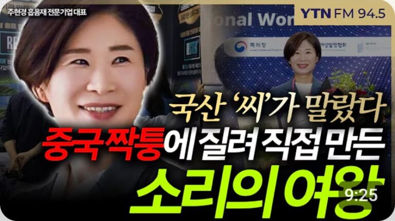[슬라생] 중국 ’짝퉁 천국‘에 질려 직접 만든 ‘소음제어’ 흡음제, 소리로 발명여왕 등극 #소음제어 #흡음제 #중국짝퉁